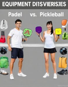 Differences Between Padel and Pickleball